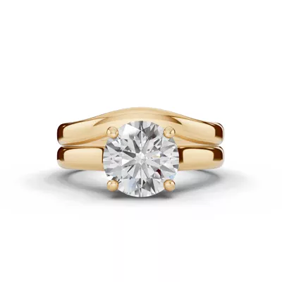 Tradition Cathedral Trellis Solitaire Engagement Ring (2.5mm)