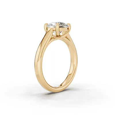 Tradition Cathedral Trellis Solitaire Engagement Ring (2.5mm)