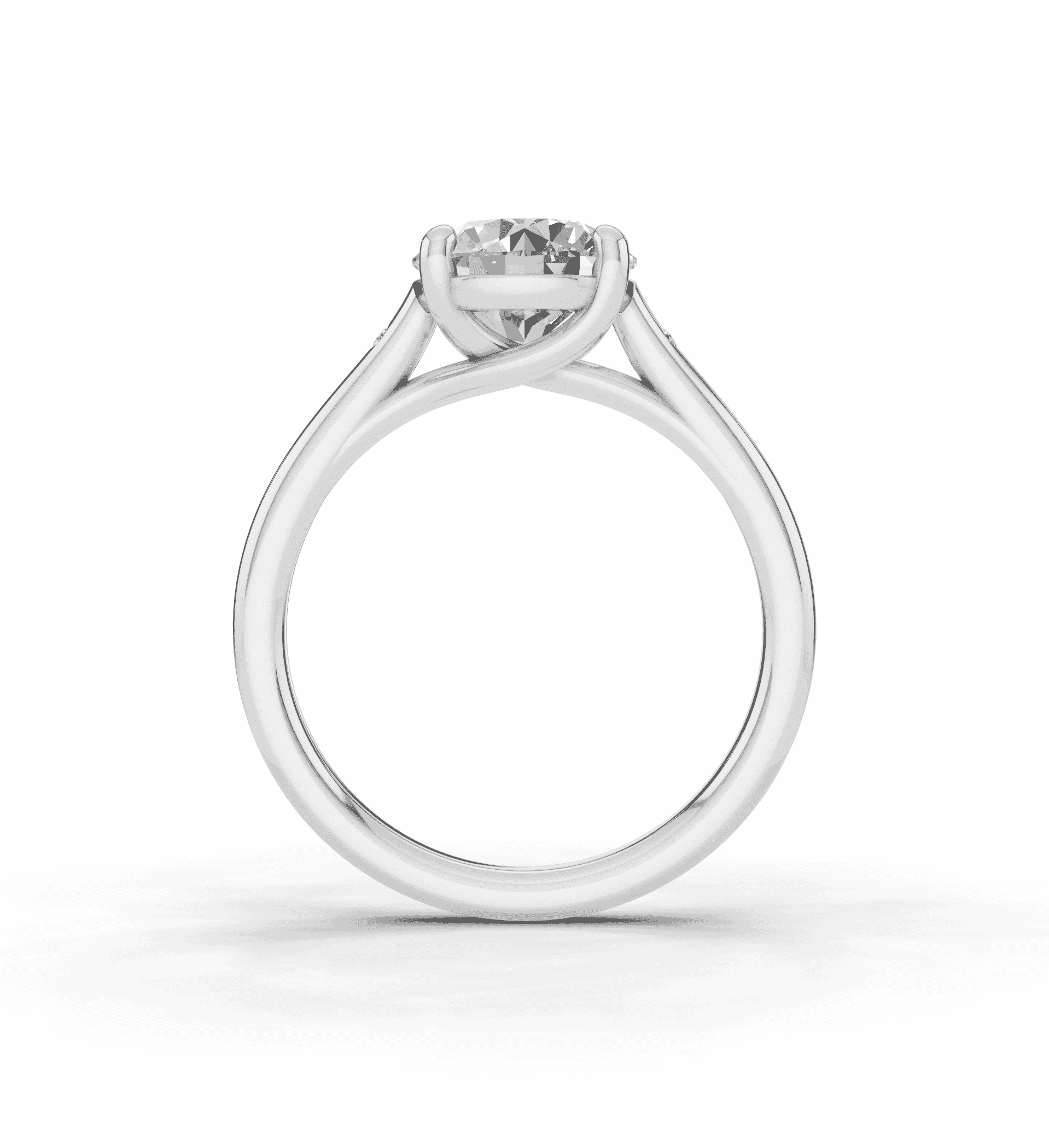 Tradition Trellis Diamond Accent Engagement Ring (1.8mm)