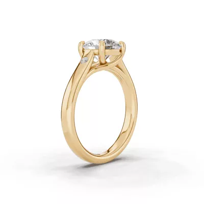 Tradition Trellis Diamond Accent Engagement Ring (2.5mm)