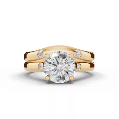 Tradition Trellis Diamond Accent Engagement Ring (2.5mm)