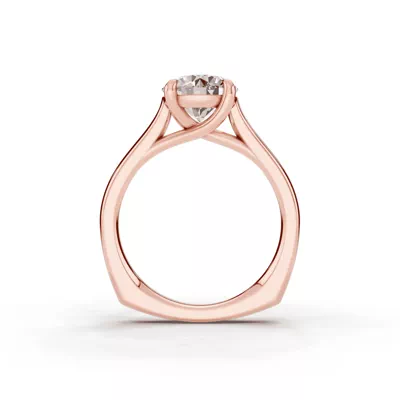 Tradition Euroshank Trellis Solitaire Engagement Ring