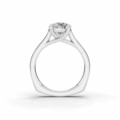 Tradition Euroshank Trellis Solitaire Engagement Ring