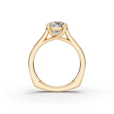 Tradition Euroshank Trellis Solitaire Engagement Ring