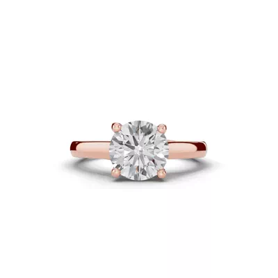 Forma Euroshank Solitaire Engagement Ring