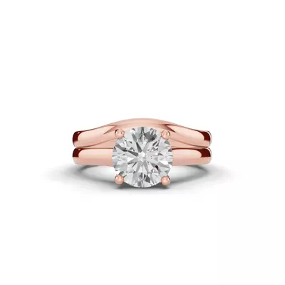 Forma Euroshank Solitaire Engagement Ring