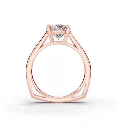 Forma Euroshank Solitaire Engagement Ring