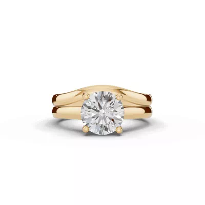 Forma Euroshank Solitaire Engagement Ring