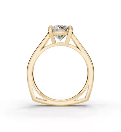 Forma Euroshank Solitaire Engagement Ring