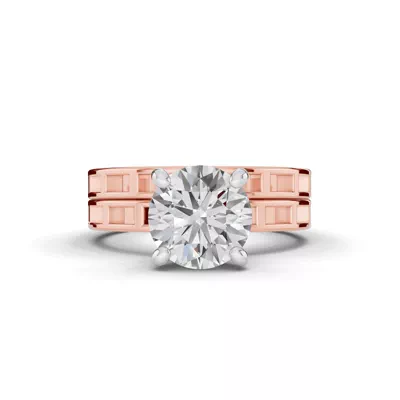 Forma Frame Solitaire Engagement Ring