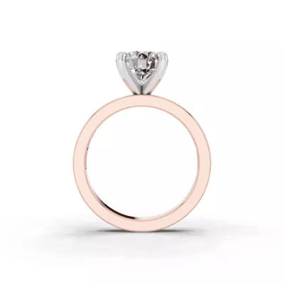 Forma Frame Solitaire Engagement Ring