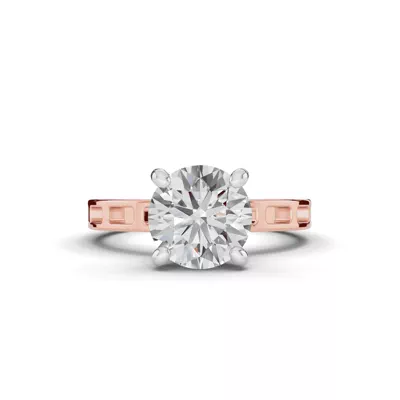Forma Flow Solitaire Engagement Ring
