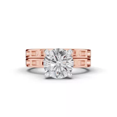 Forma Flow Solitaire Engagement Ring