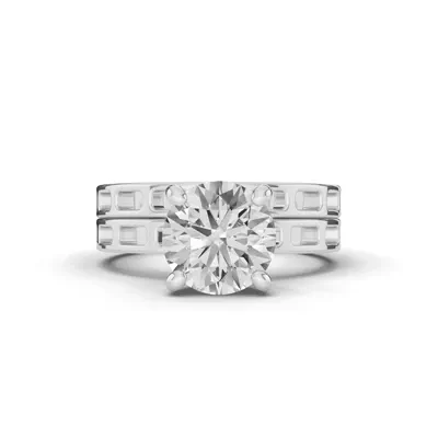 Forma Flow Solitaire Engagement Ring