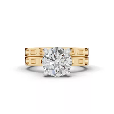 Forma Flow Solitaire Engagement Ring