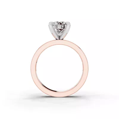 Forma Flow Solitaire Engagement Ring