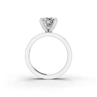 Forma Flow Solitaire Engagement Ring