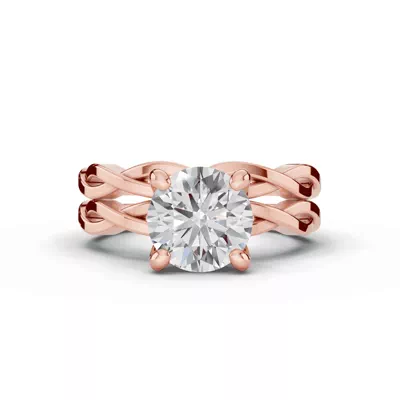 Voluta Twist Solitaire Engagement Ring