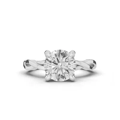 Voluta Twist Solitaire Engagement Ring