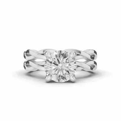 Voluta Twist Solitaire Engagement Ring