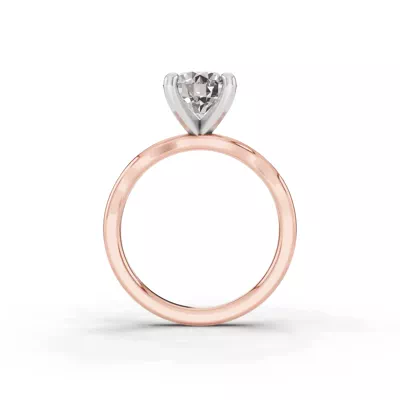 Ribbon Solitaire Engagement Ring