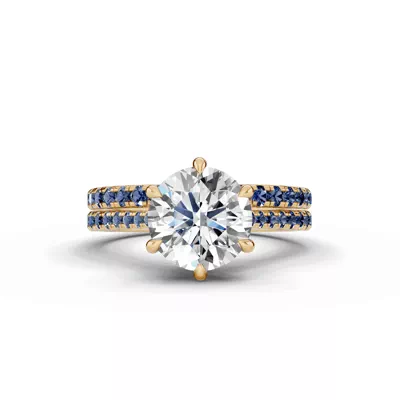 Tradition Cathedral Sapphire Engagement Ring (0.20 ct. tw.)