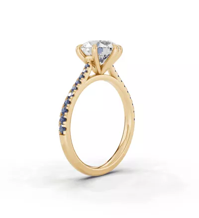 Tradition Cathedral Sapphire Engagement Ring (0.20 ct. tw.)