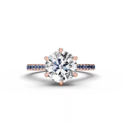 Tradition Cathedral Sapphire Engagement Ring (0.20 ct. tw.)
