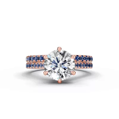 Tradition Cathedral Sapphire Engagement Ring (0.20 ct. tw.)