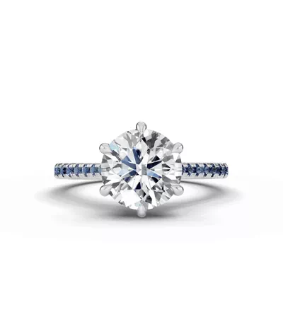 Tradition Cathedral Sapphire Engagement Ring (0.20 ct. tw.)