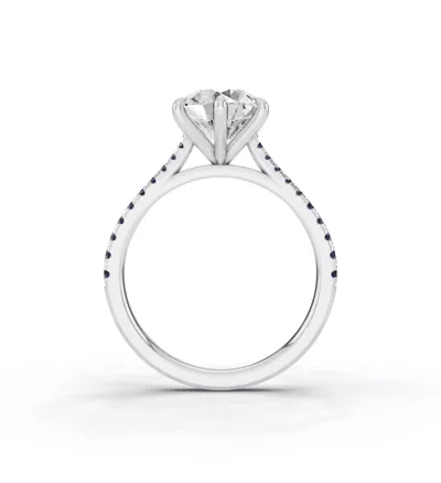 Tradition Cathedral Sapphire Engagement Ring (0.20 ct. tw.)