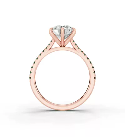 Tradition Cathedral Tsavorite Engagement Ring (0.20 ct. tw.)