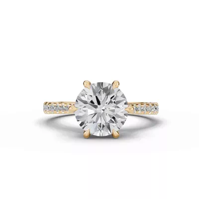 Tradition Cathedral Pavé Engagement Ring (0.30 ct. tw.)