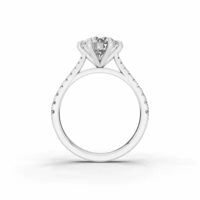 Tradition Cathedral Pavé Engagement Ring (0.30 ct. tw.)