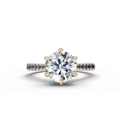 Tradition Cathedral Sapphire Engagement Ring (0.30 ct. tw.)