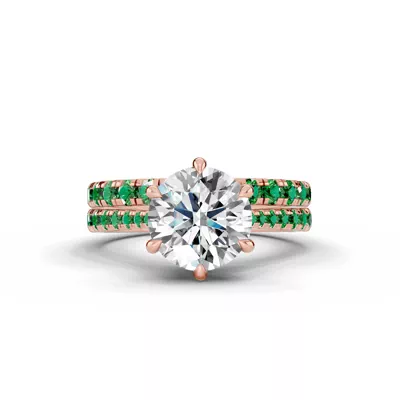 Tradition Cathedral Tsavorite Engagement Ring (0.30 ct. tw.)