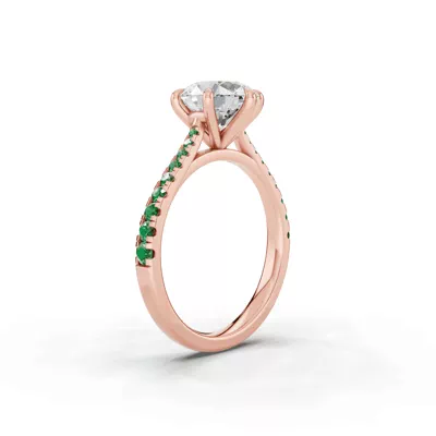 Tradition Cathedral Tsavorite Engagement Ring (0.30 ct. tw.)