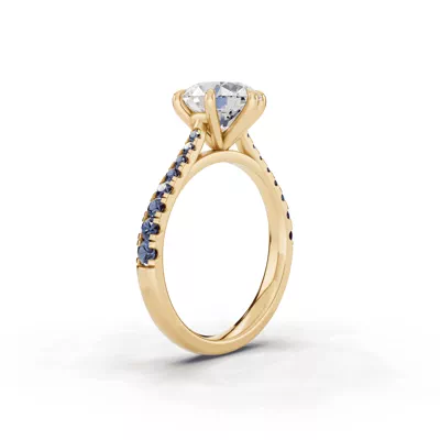 Tradition Cathedral Sapphire Engagement Ring (0.35 ct. tw.)