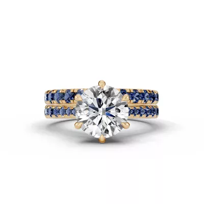 Tradition Cathedral Sapphire Engagement Ring (0.35 ct. tw.)