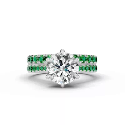 Tradition Cathedral Tsavorite Engagement Ring (0.35 ct. tw.)