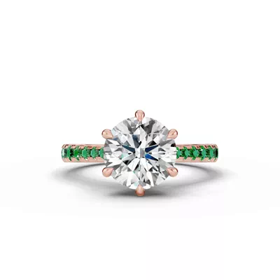 Tradition Cathedral Tsavorite Engagement Ring (0.35 ct. tw.)