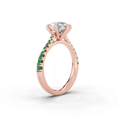 Tradition Cathedral Tsavorite Engagement Ring (0.35 ct. tw.)