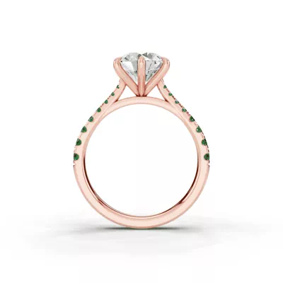 Tradition Cathedral Tsavorite Engagement Ring (0.35 ct. tw.)