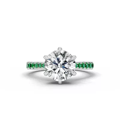 Tradition Cathedral Tsavorite Engagement Ring (0.35 ct. tw.)