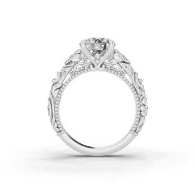 Verdess Nature-Inspired Solitaire Engagement Ring
