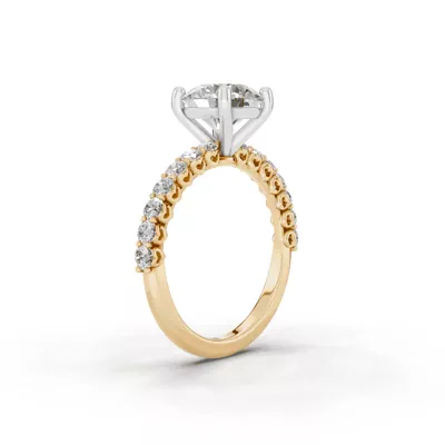 Sculpted Heart Diamond Engagement Ring (.50 ct. tw.)