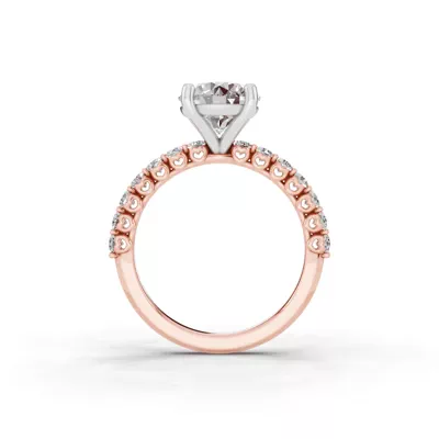 Sculpted Heart Diamond Engagement Ring (.50 ct. tw.)