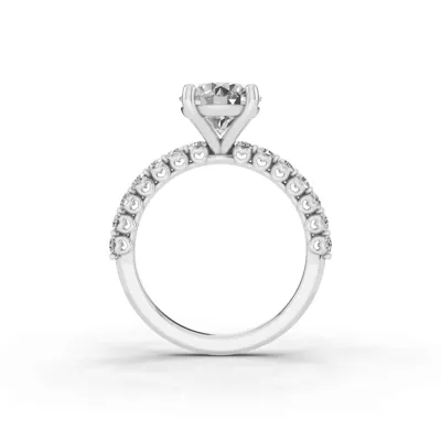 Sculpted Heart Diamond Engagement Ring (.50 ct. tw.)