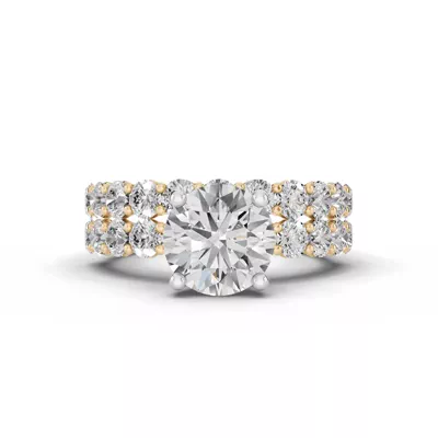 Sculpted Heart Diamond Engagement Ring (.90 ct. tw.)