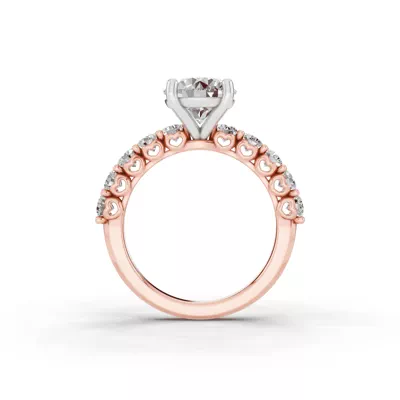 Sculpted Heart Diamond Engagement Ring (.90 ct. tw.)